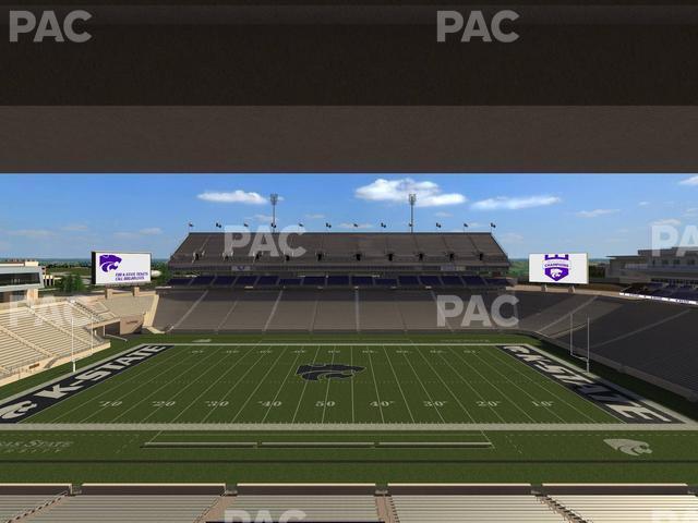 Seating view for Bill Snyder Family Stadium Section Loge 319