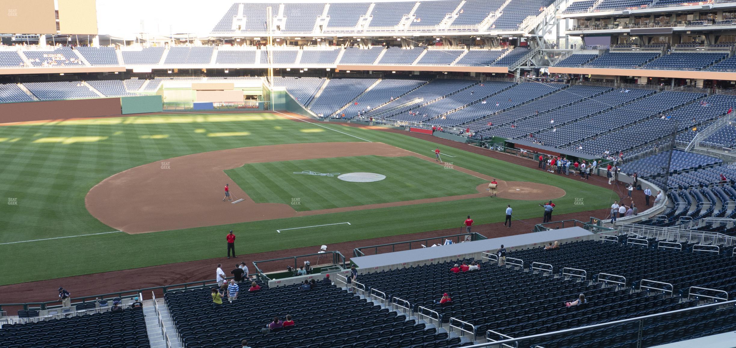 Seating view for Nationals Park Section Fis Champions Club 207