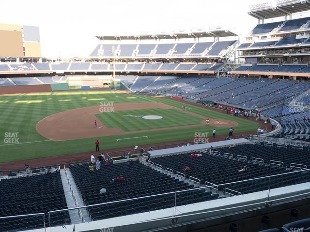 Seating view for Nationals Park Section Fis Champions Club 207