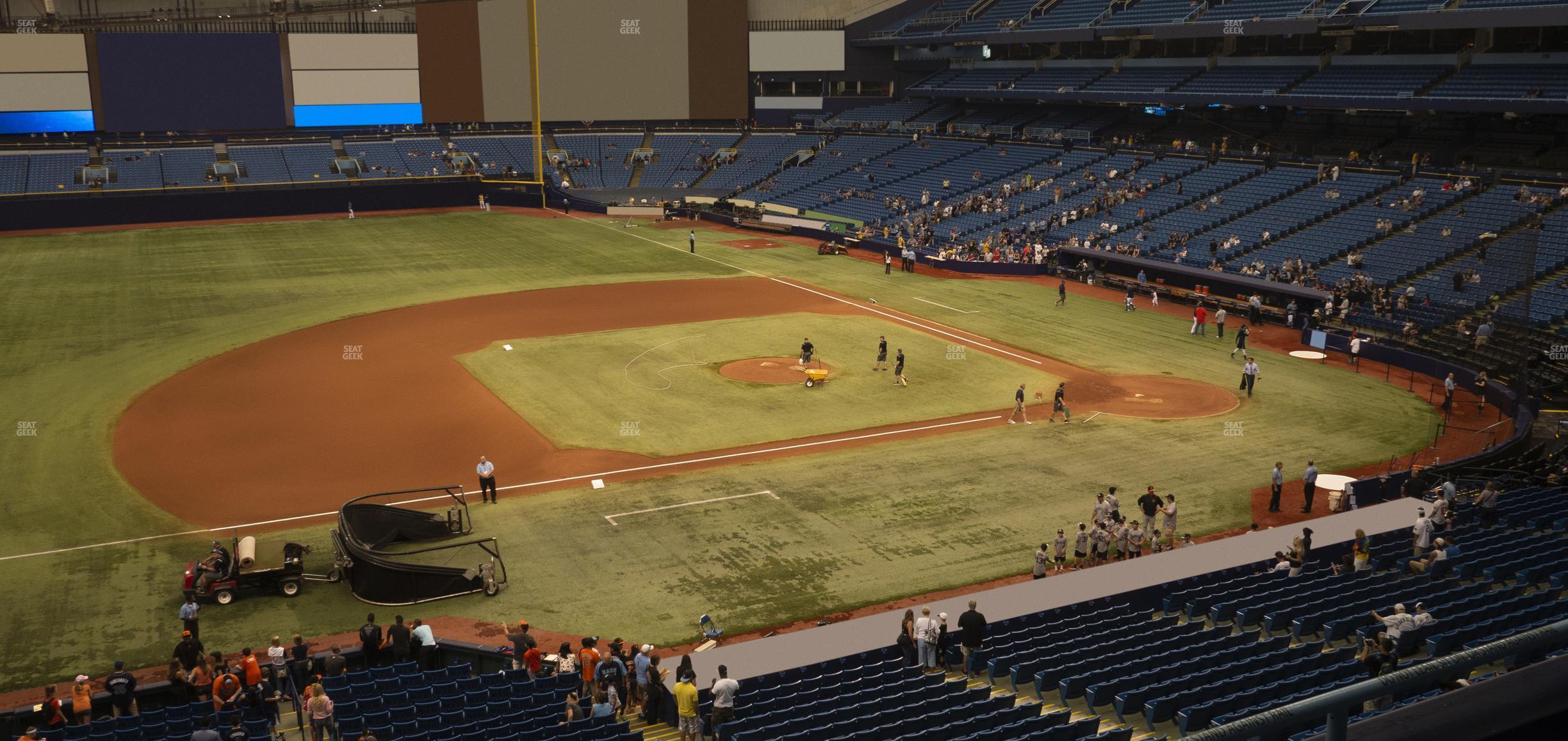 Seating view for Tropicana Field Section 213