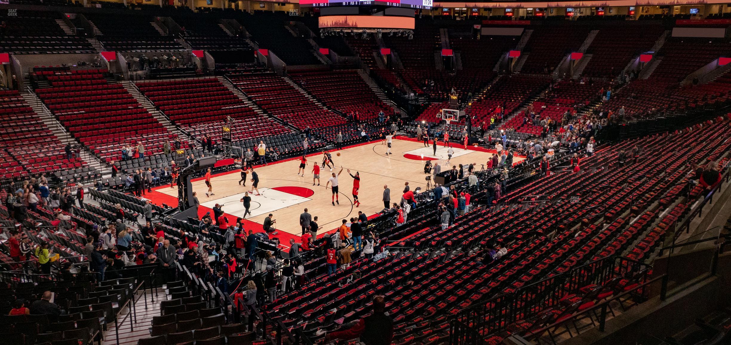 Seating view for Moda Center Section 205