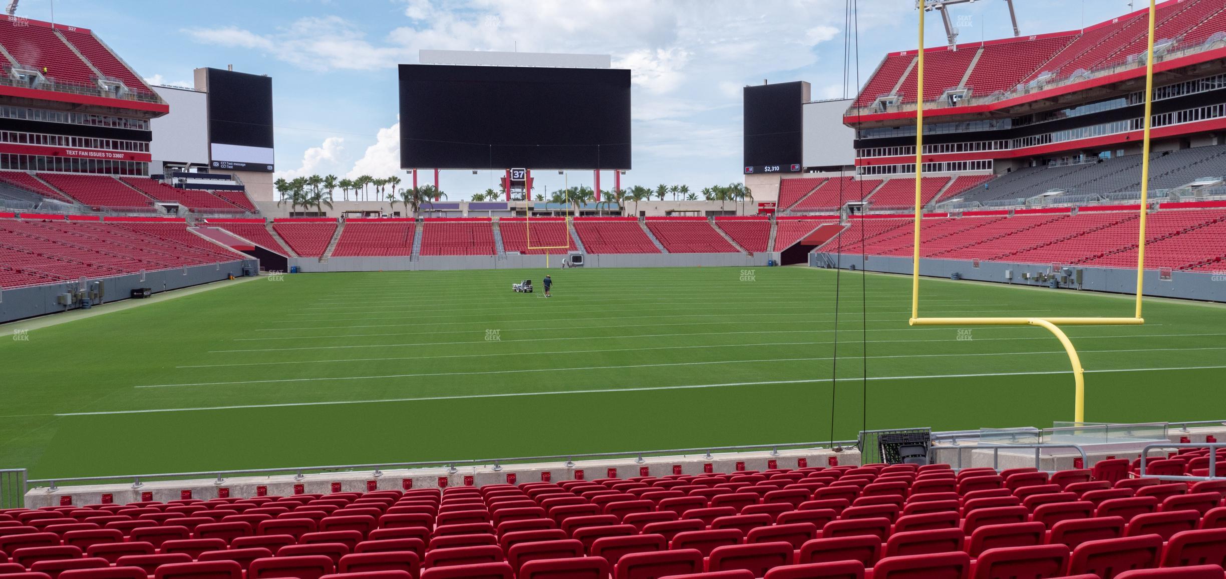 Seating view for Raymond James Stadium Section 147