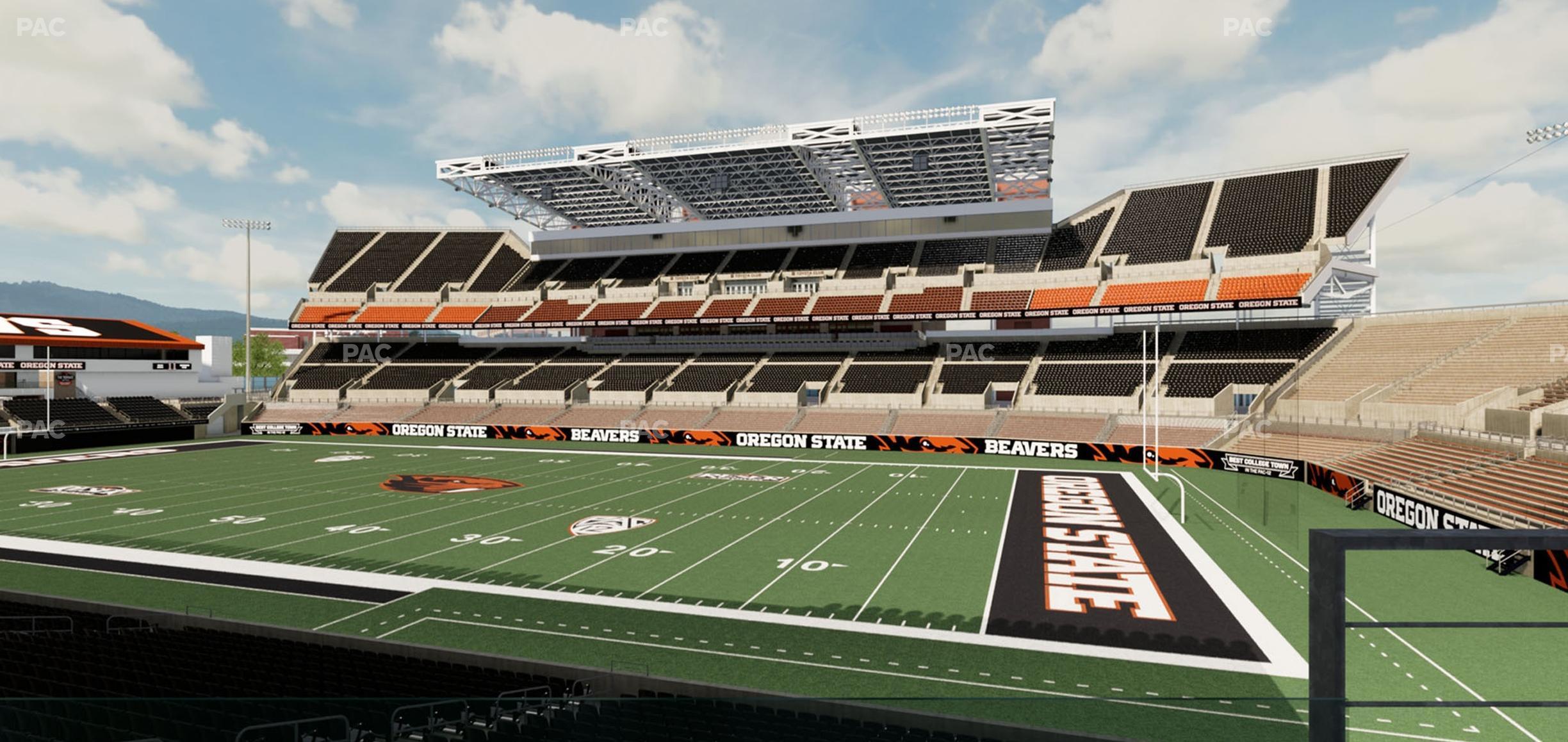 Seating view for Reser Stadium Section West Loge 16