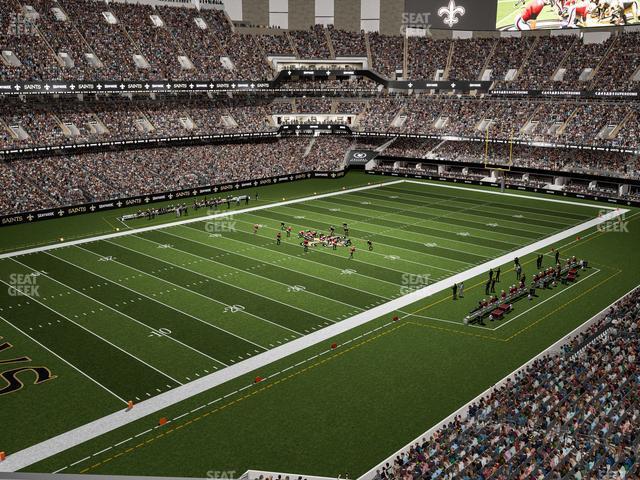 Seating view for Caesars Superdome Section Suite 429