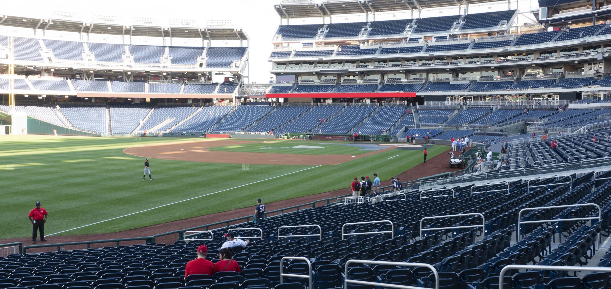 Seating view for Nationals Park Section 109