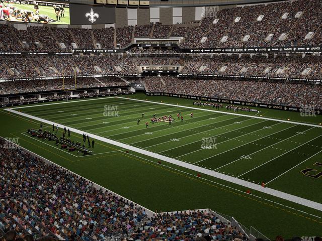 Seating view for Caesars Superdome Section 330