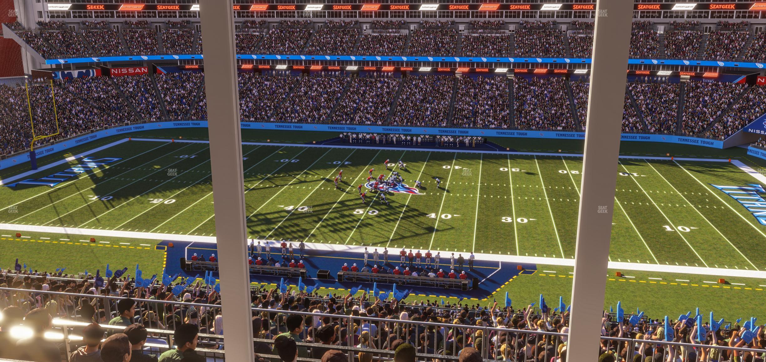 Seating view for Nissan Stadium Section Suite 516 E