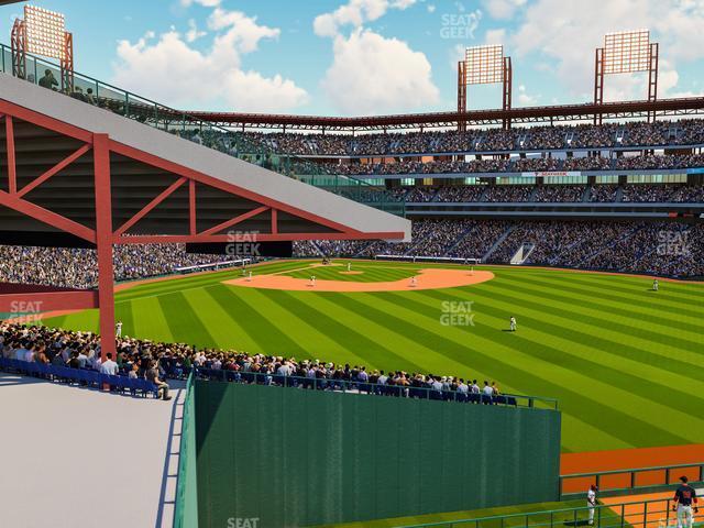 Seating view for Citizens Bank Park Section Rooftop Bleachers Wc