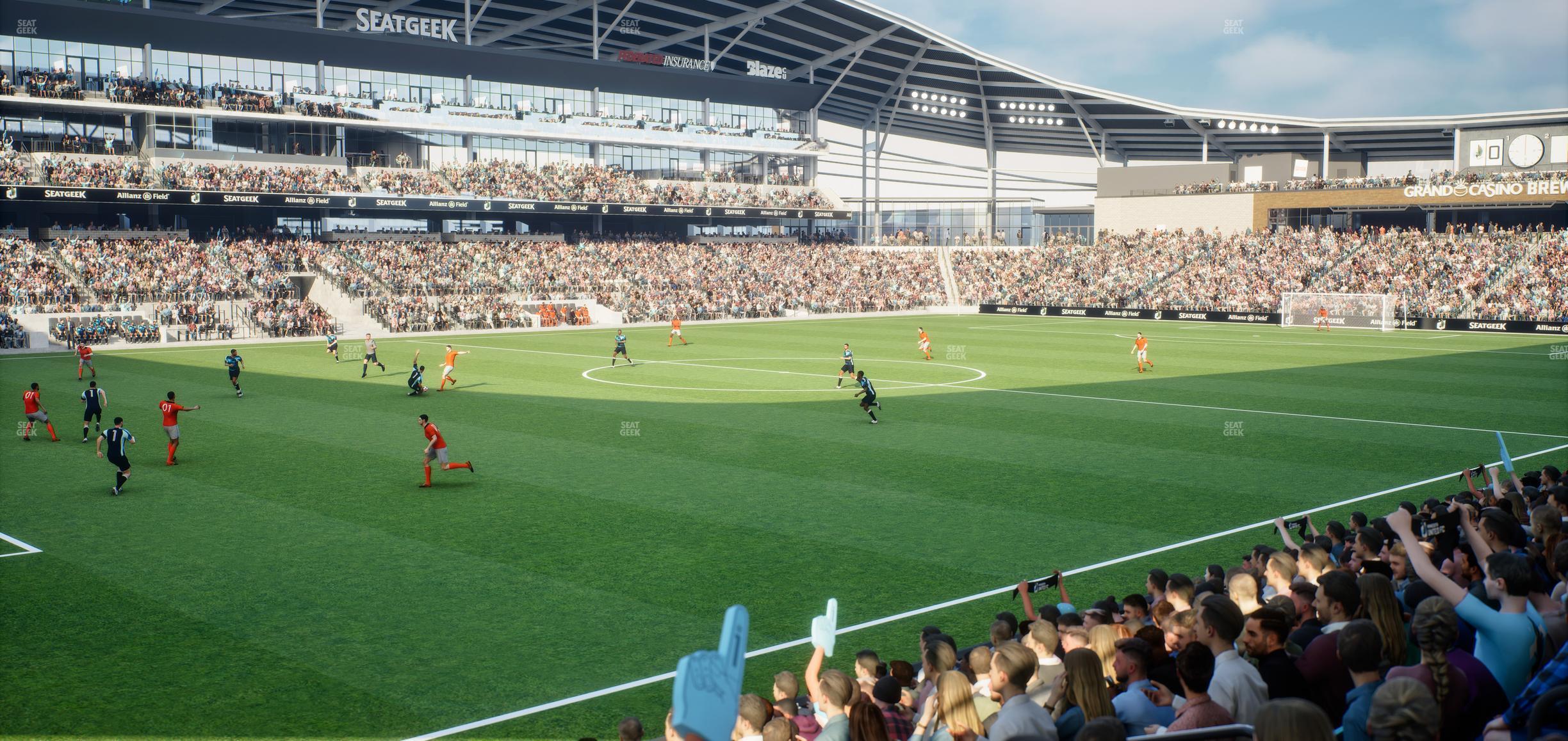 Seating view for Allianz Field Section 17