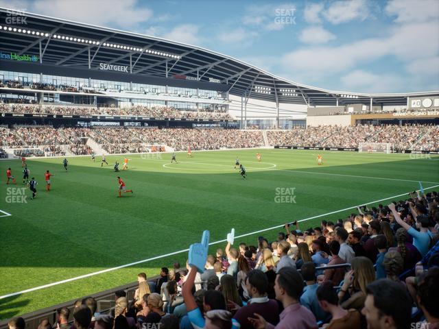 Seating view for Allianz Field Section 17