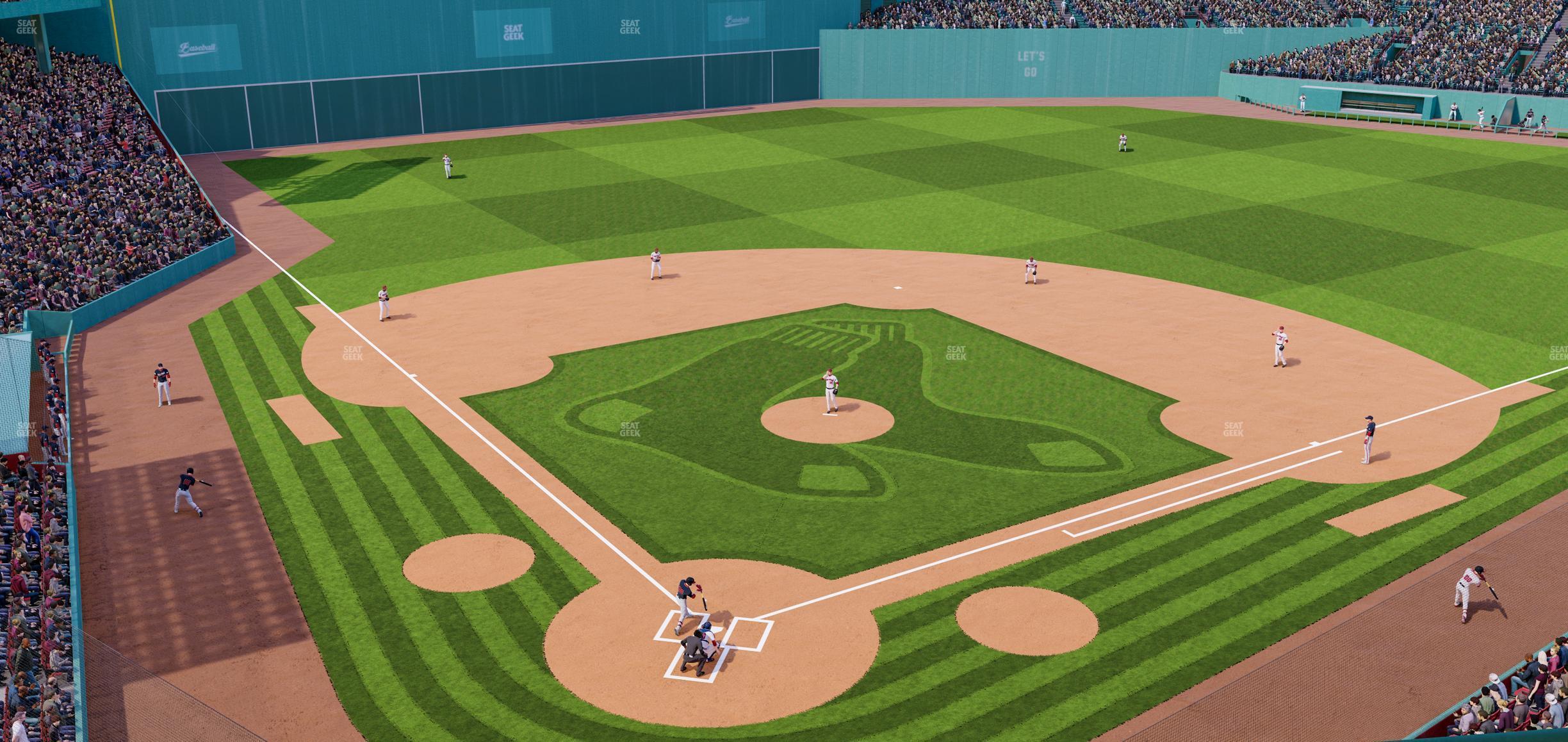 Seating view for Fenway Park Section Aura Club 2