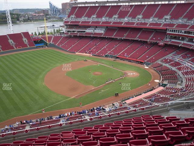 Seating view for Great American Ball Park Section 514