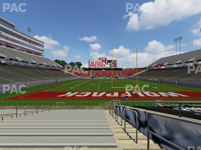 Seating view for Carter-Finley Stadium Section 115