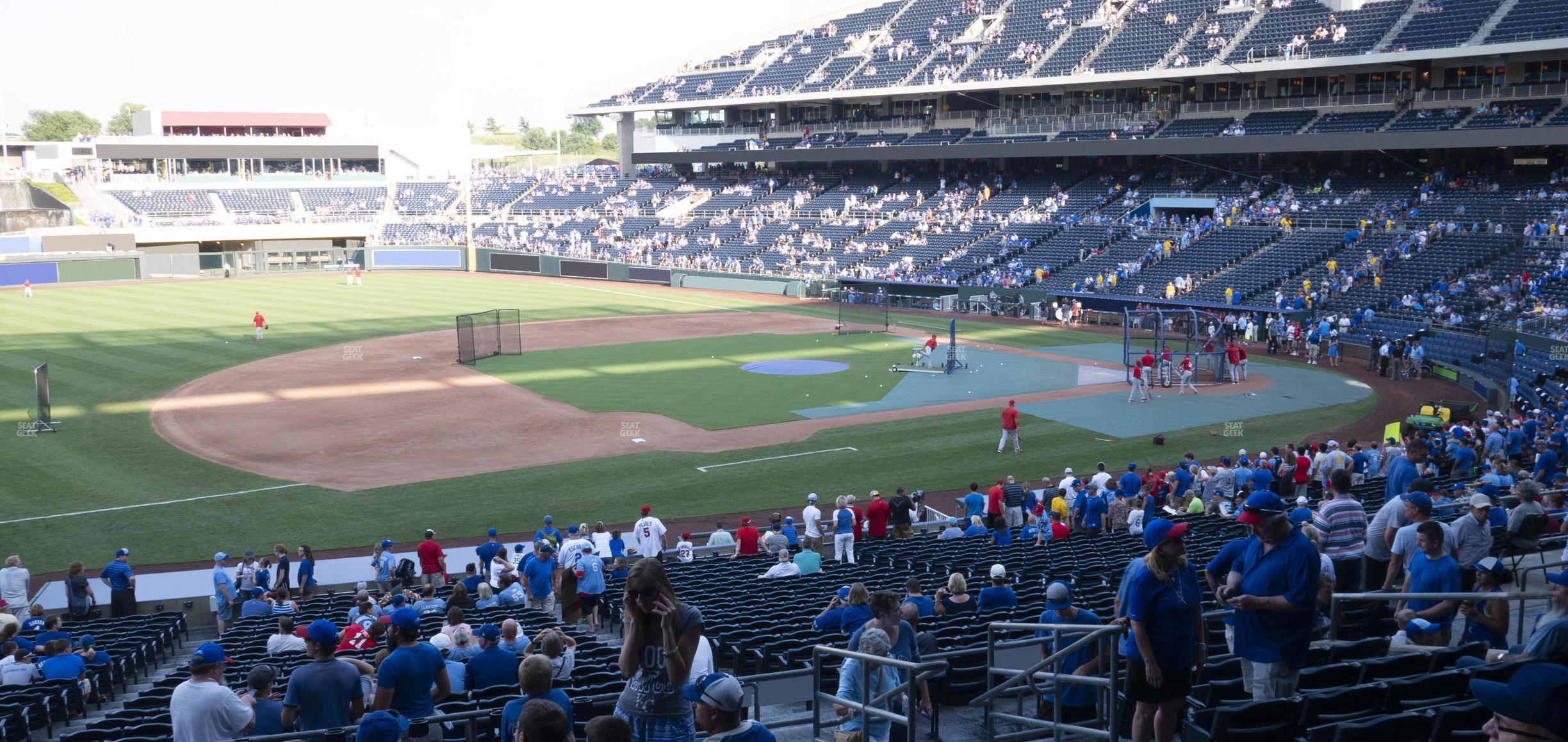 Seating view for Kauffman Stadium Section 217