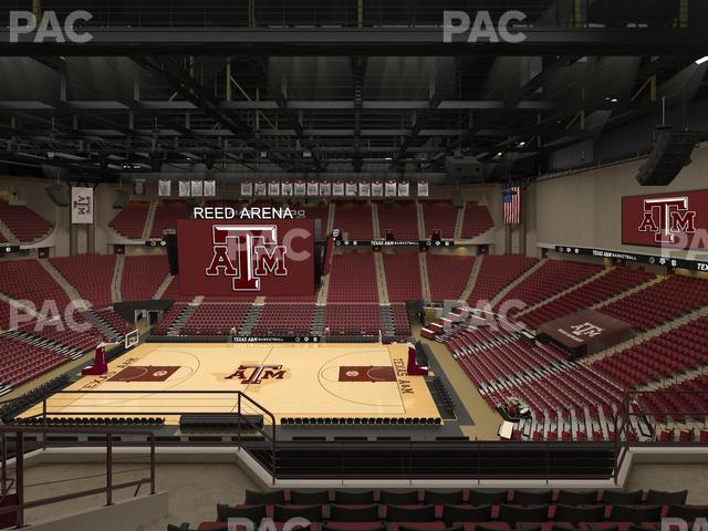 Seating view for Reed Arena Section 204