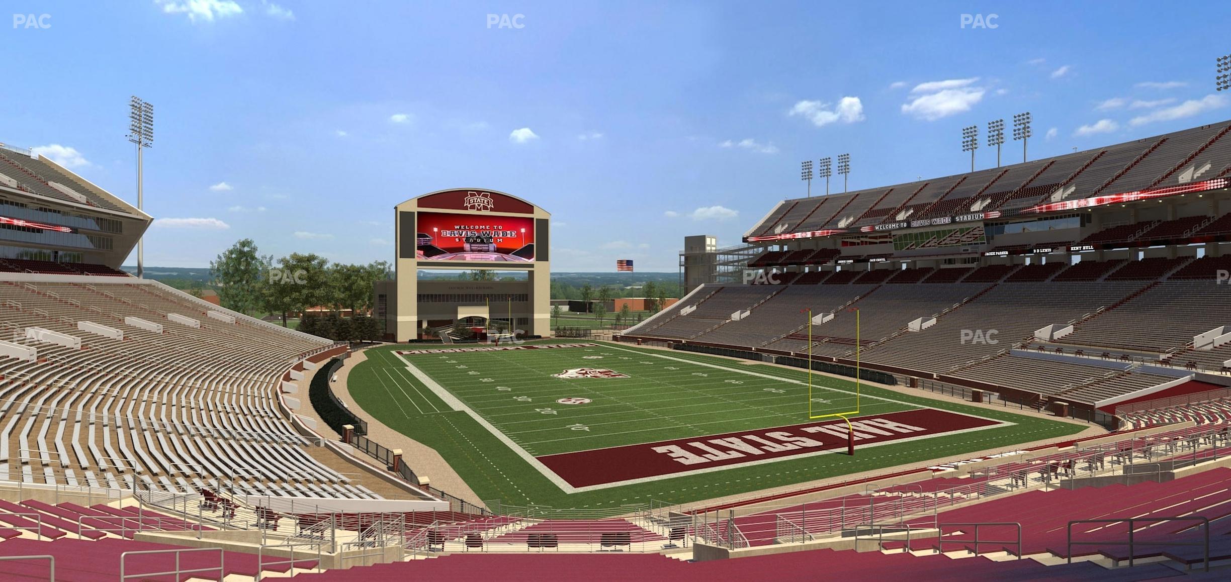 Seating view for Davis Wade Stadium Section State Level Suite 14