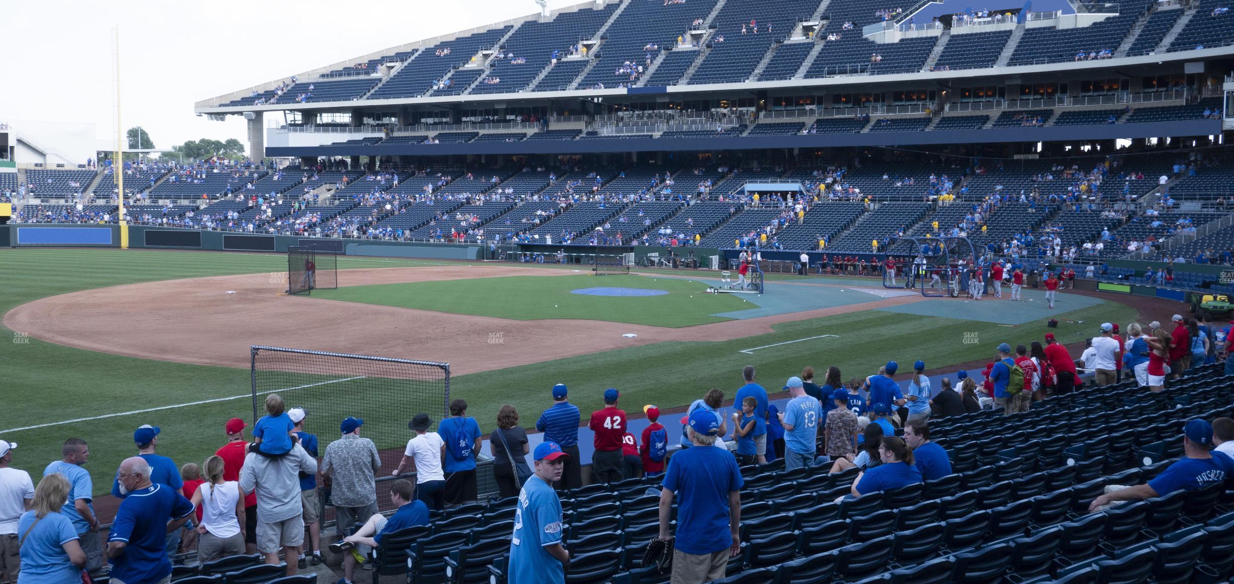 Seating view for Kauffman Stadium Section 115