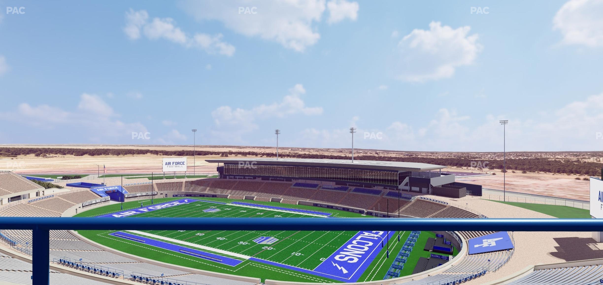 Seating view for Falcon Stadium Section U 2