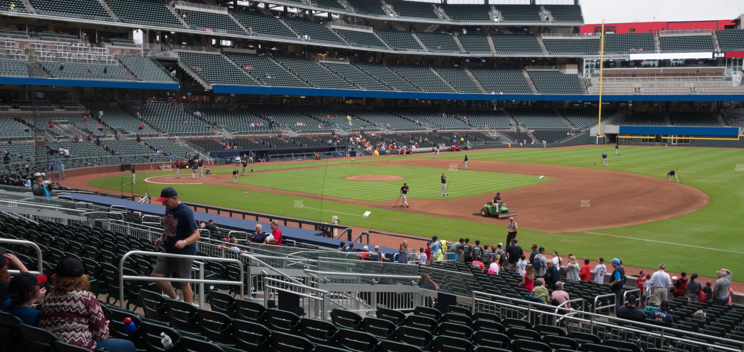 Seating view for Truist Park Section 114