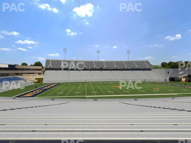 Seating view for Mountaineer Field at Milan Puskar Stadium Section 124