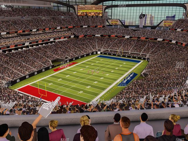 Seating view for Allegiant Stadium Section 420