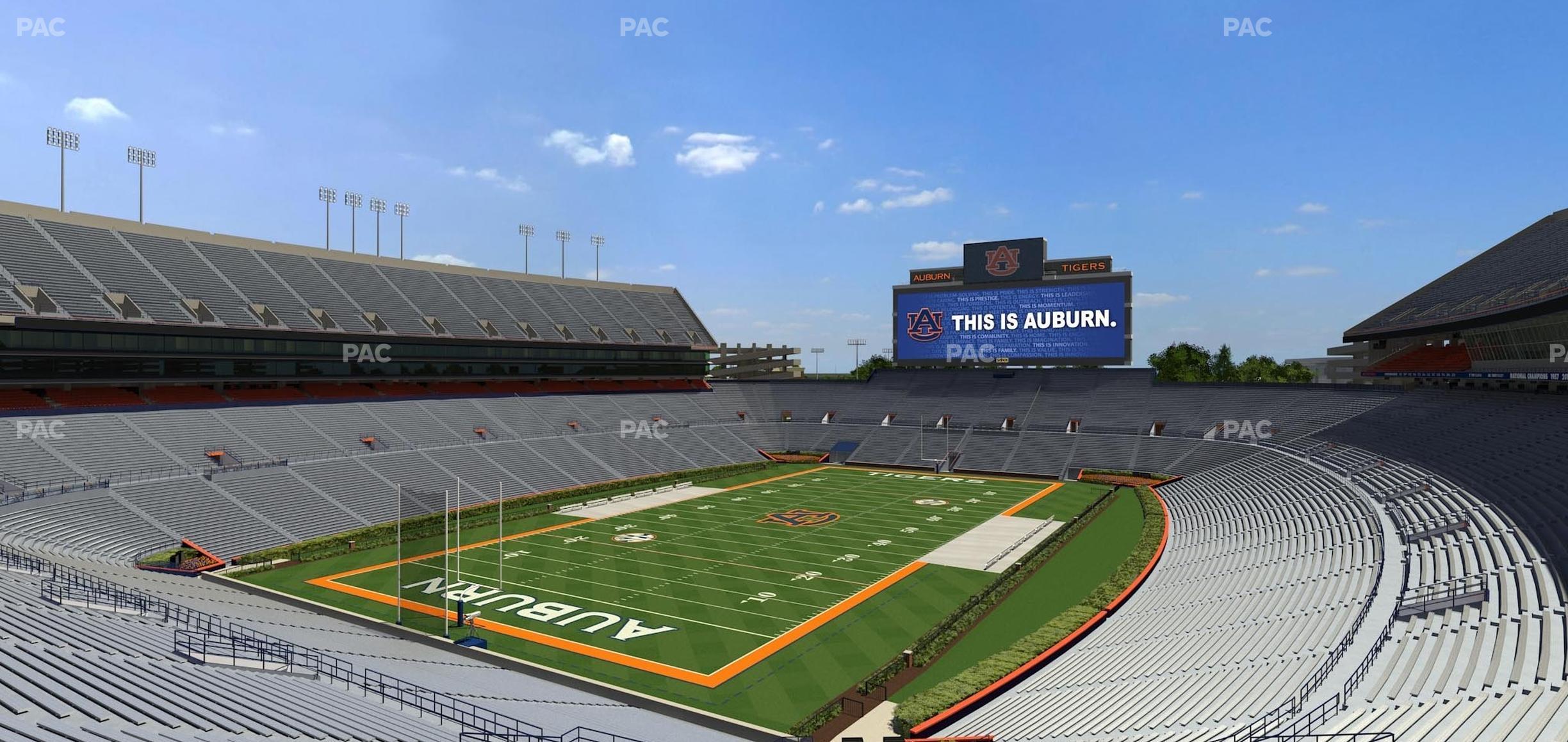 Seating view for Jordan-Hare Stadium Section 45