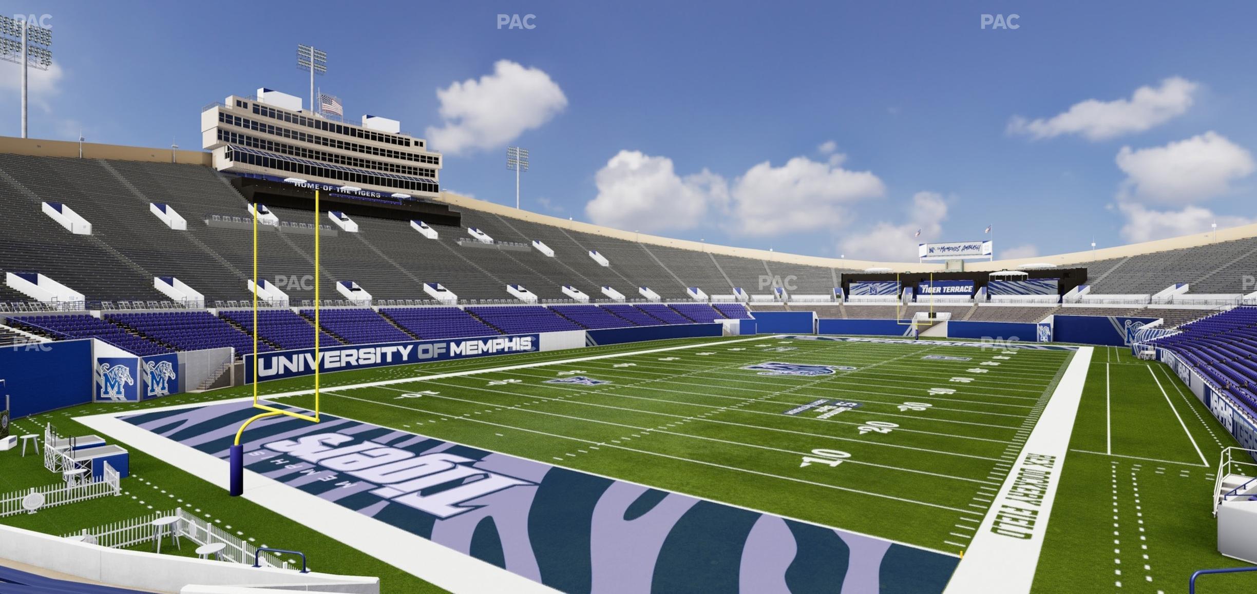 Seating view for Simmons Bank Liberty Stadium Section Box 125