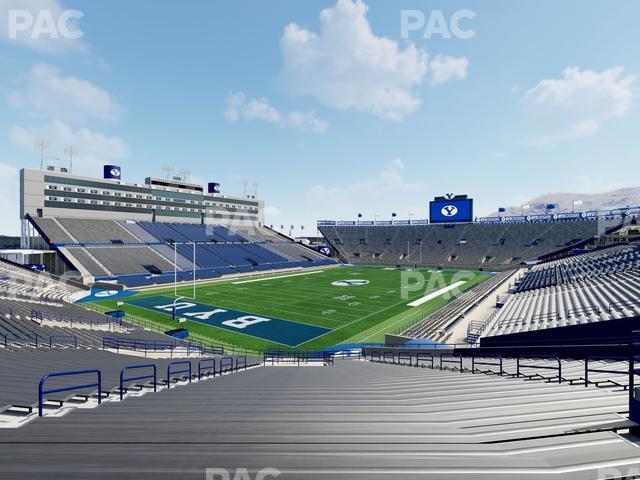 Seating view for LaVell Edwards Stadium Section 142