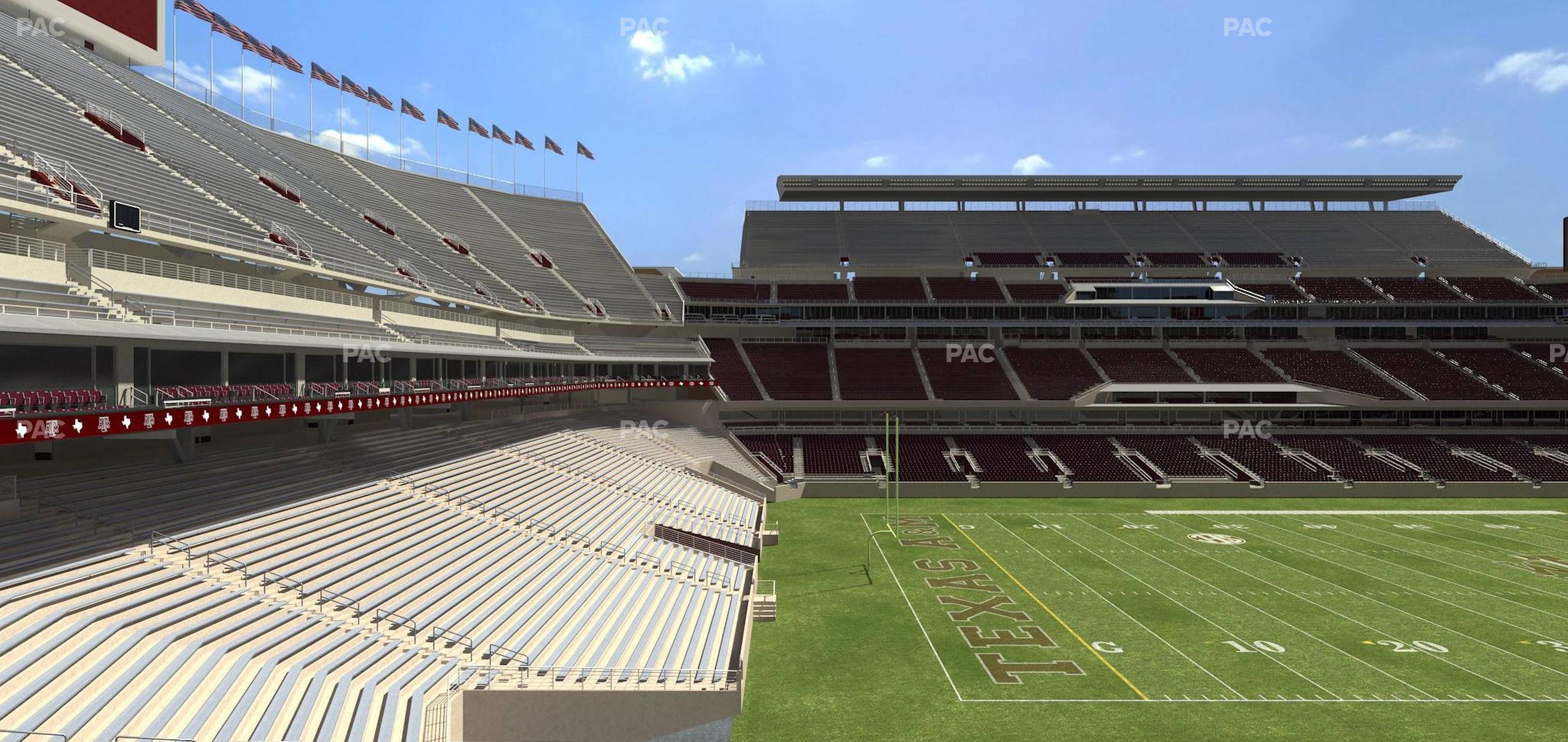 Seating view for Kyle Field Section 240