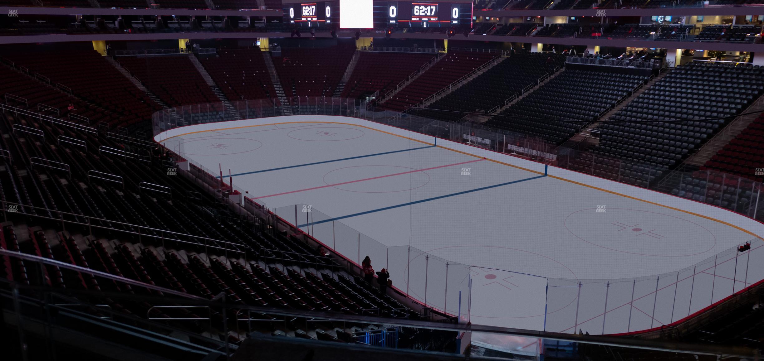 Seating view for Prudential Center Section Restaurant Ledge 6