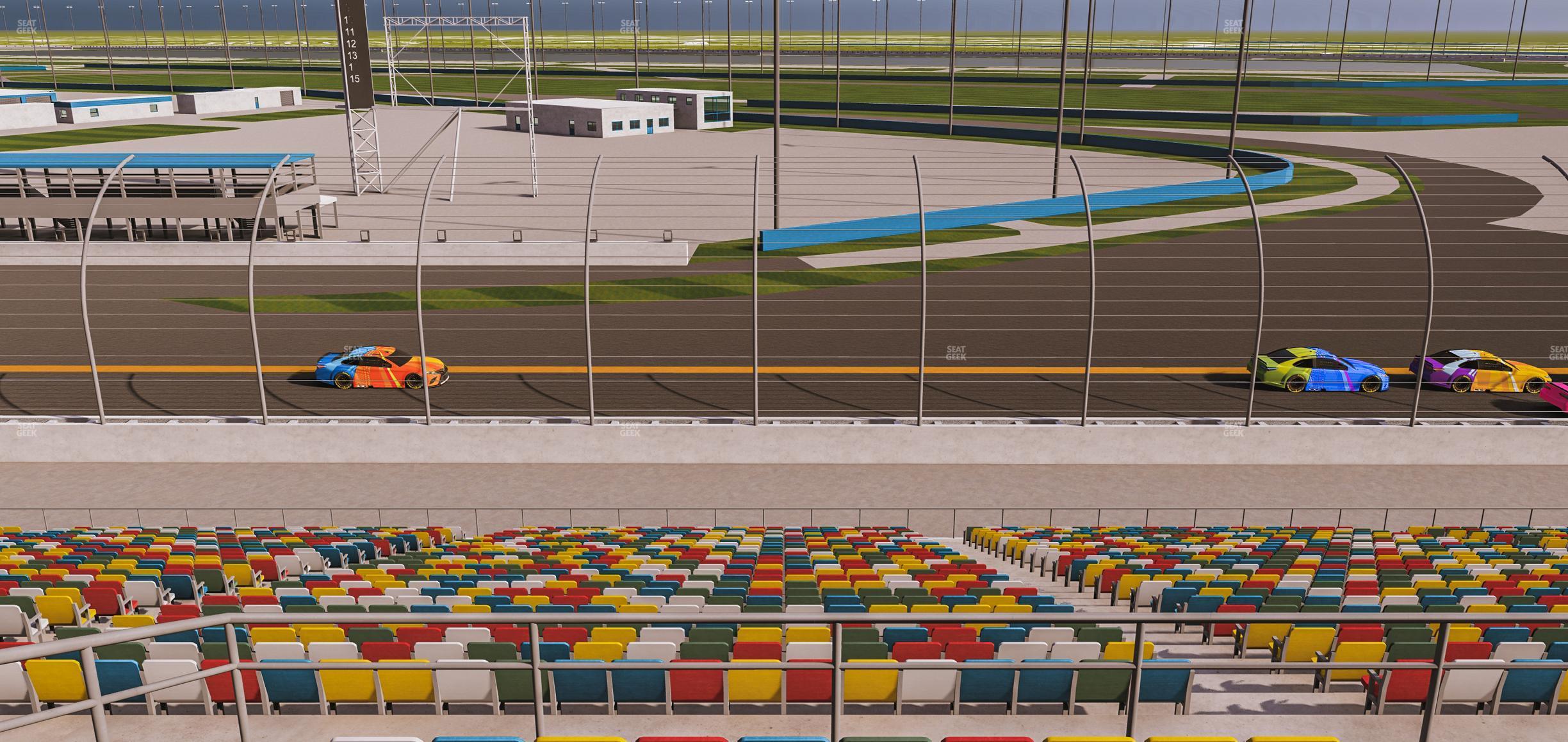 Seating view for Daytona International Speedway Section Back 170