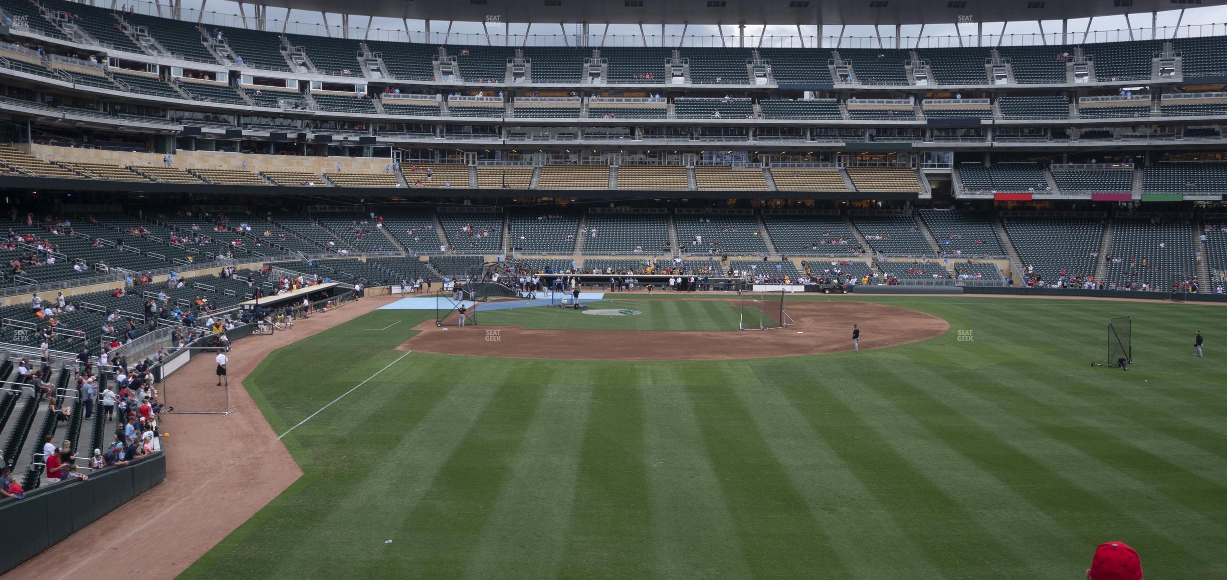 Seating view for Target Field Section 138