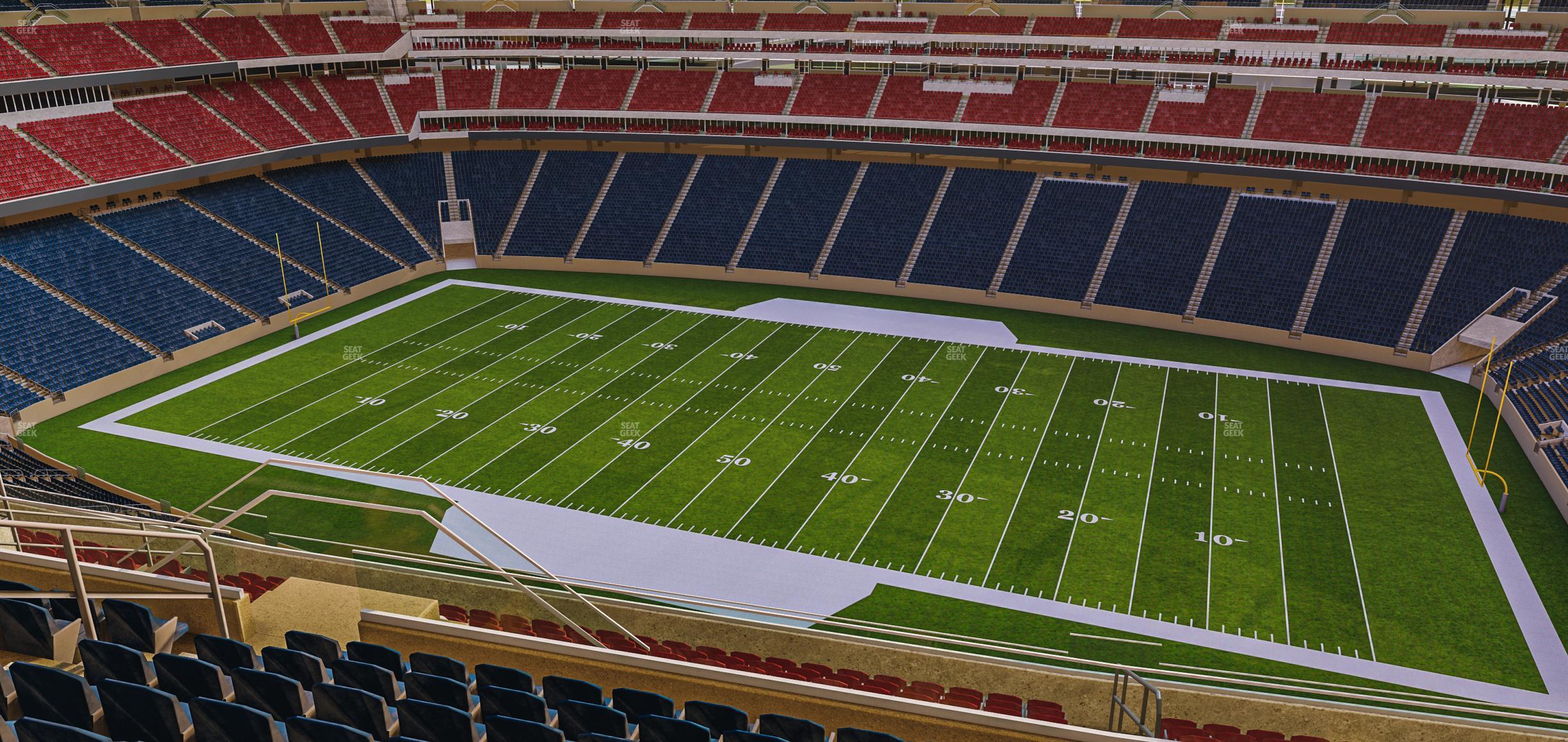 Seating view for NRG Stadium Section 606