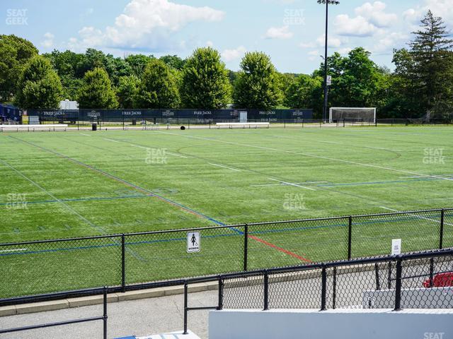 Seating view for Veterans Memorial Stadium Section Red Reserved 8