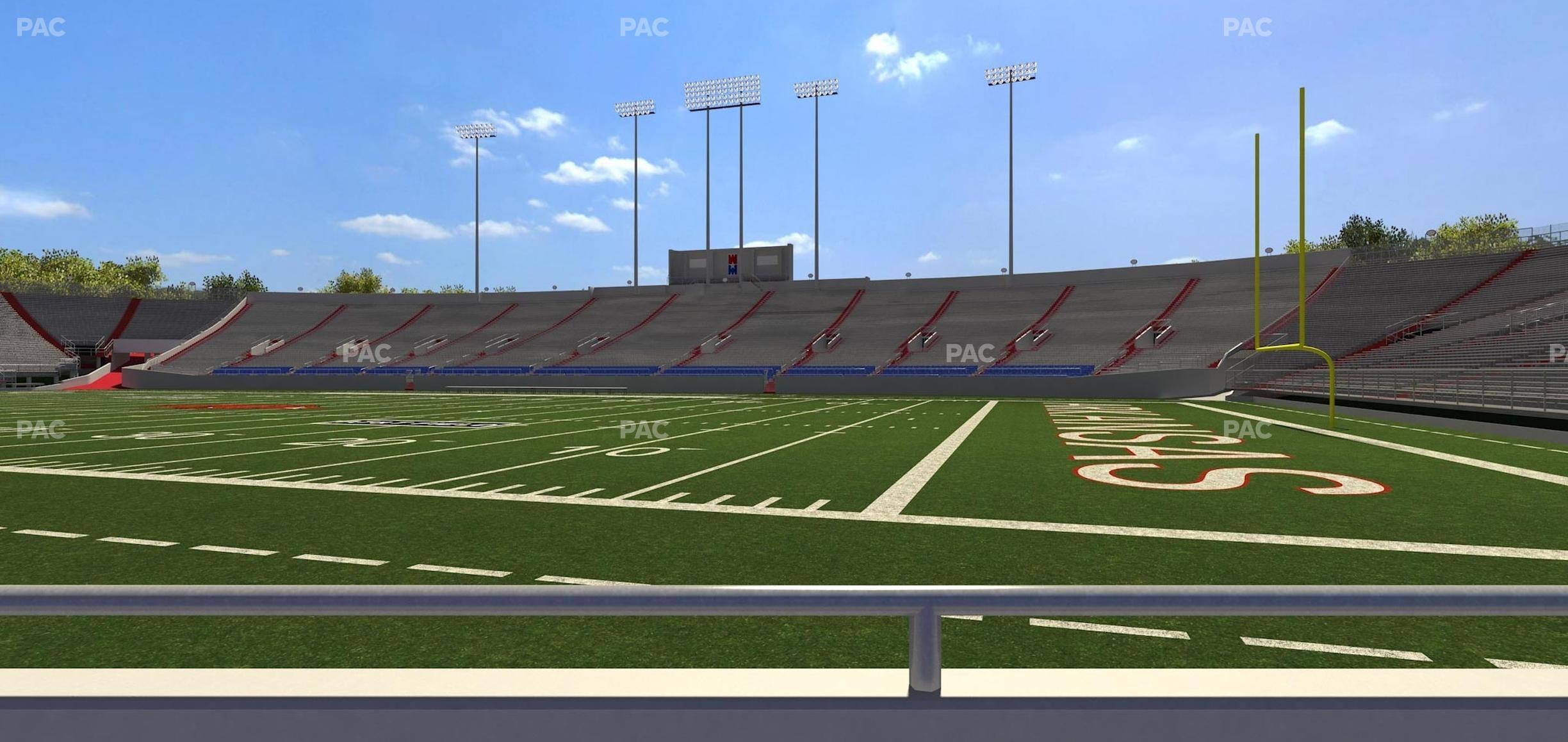 Seating view for War Memorial Stadium (Little Rock) Section 22