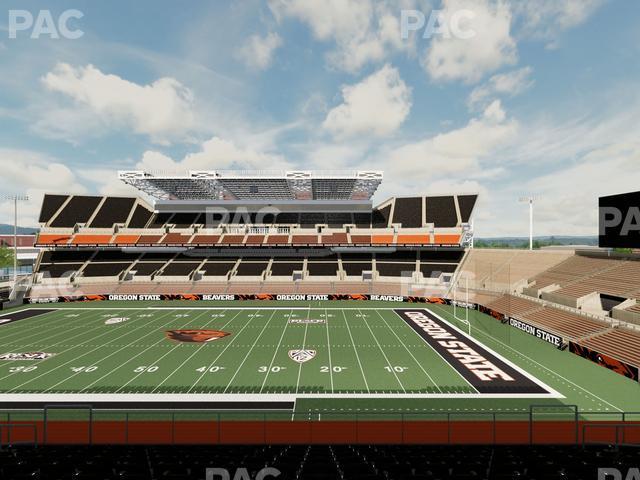 Seating view for Reser Stadium Section 231