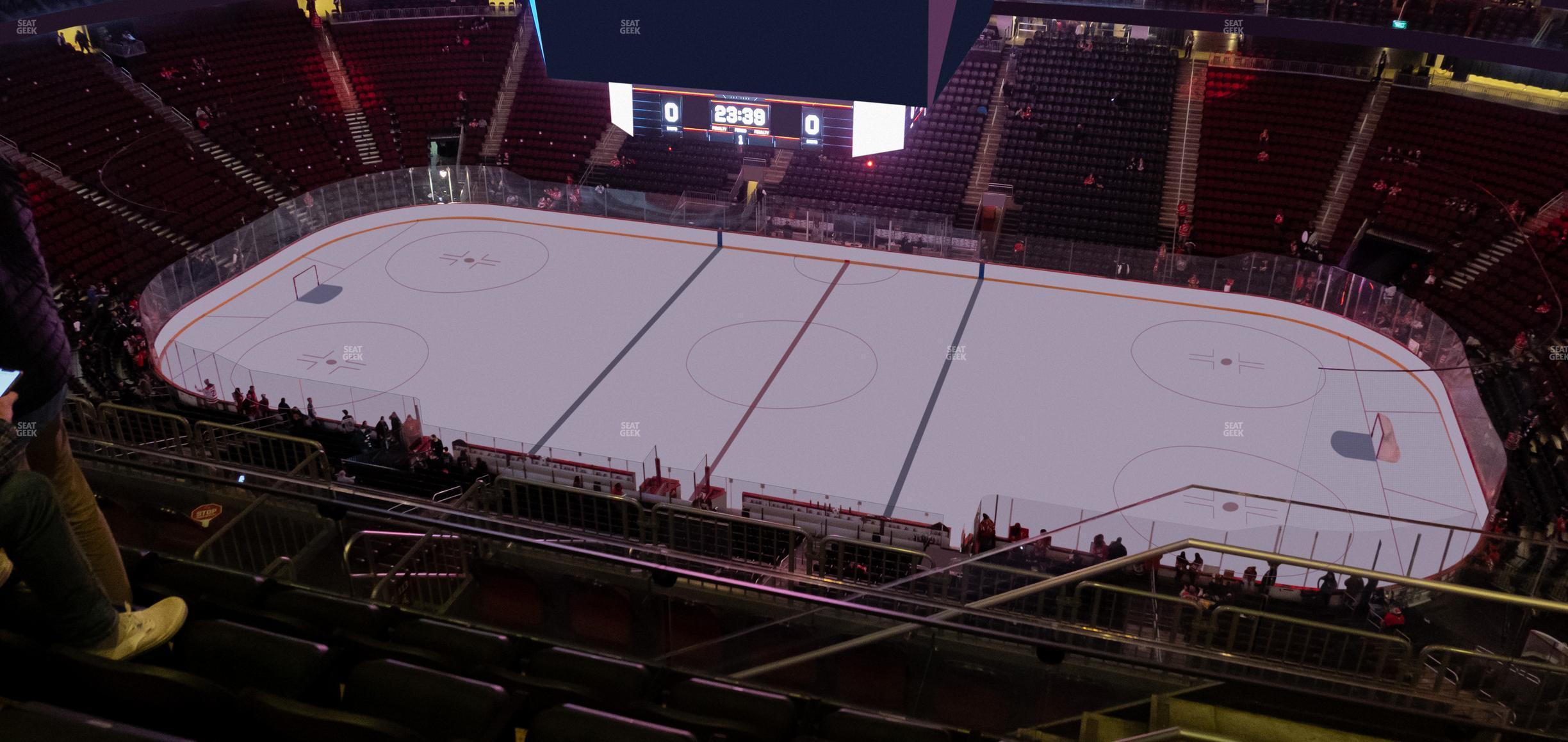 Seating view for Prudential Center Section 213