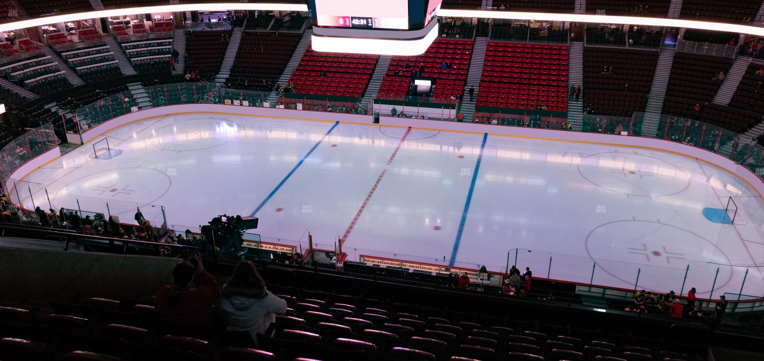 Seating view for Canadian Tire Centre Section 307