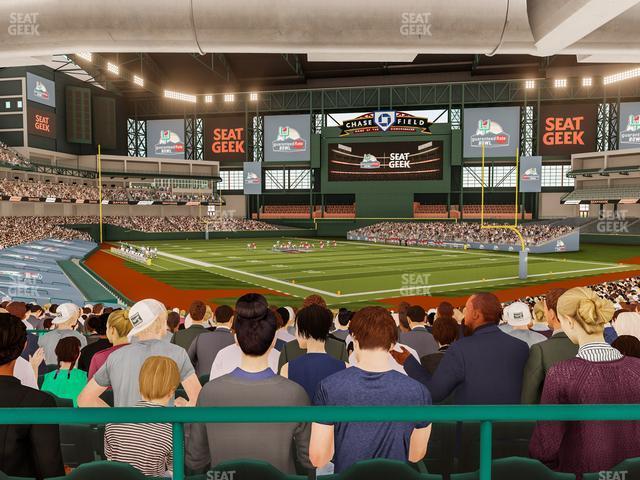 Seating view for Chase Field Section 121 W