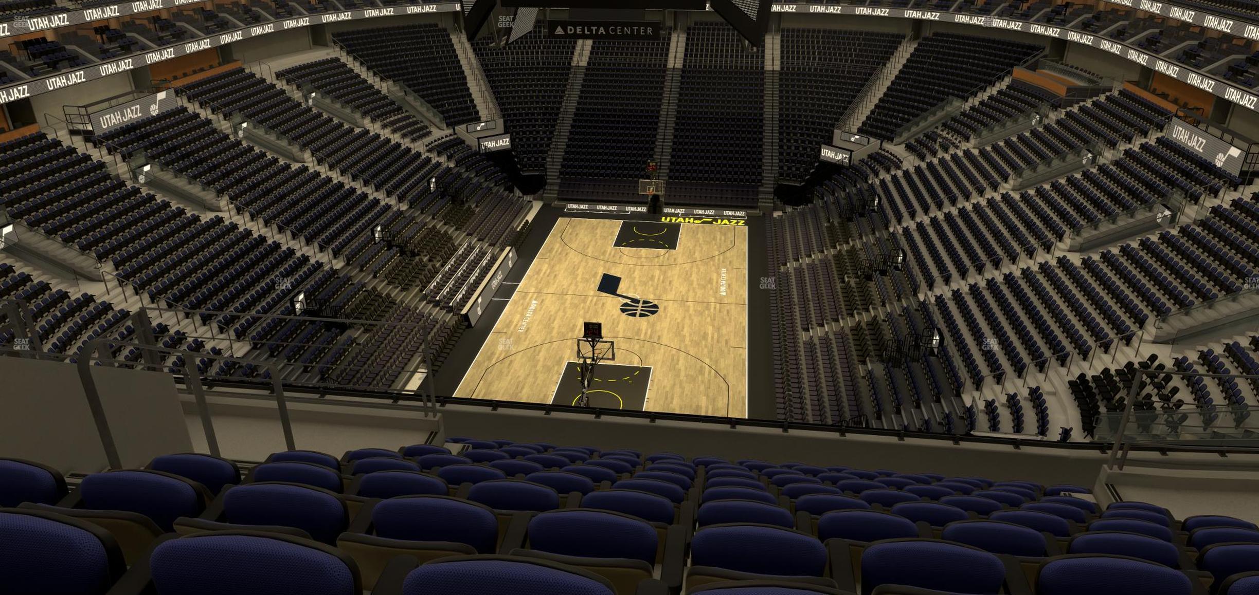 Seating view for Delta Center Section 101