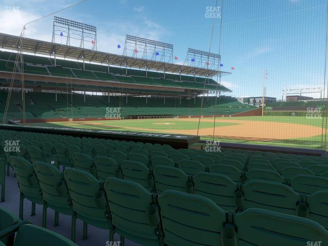 Seating view for Wrigley Field Section Club Box Infield 27