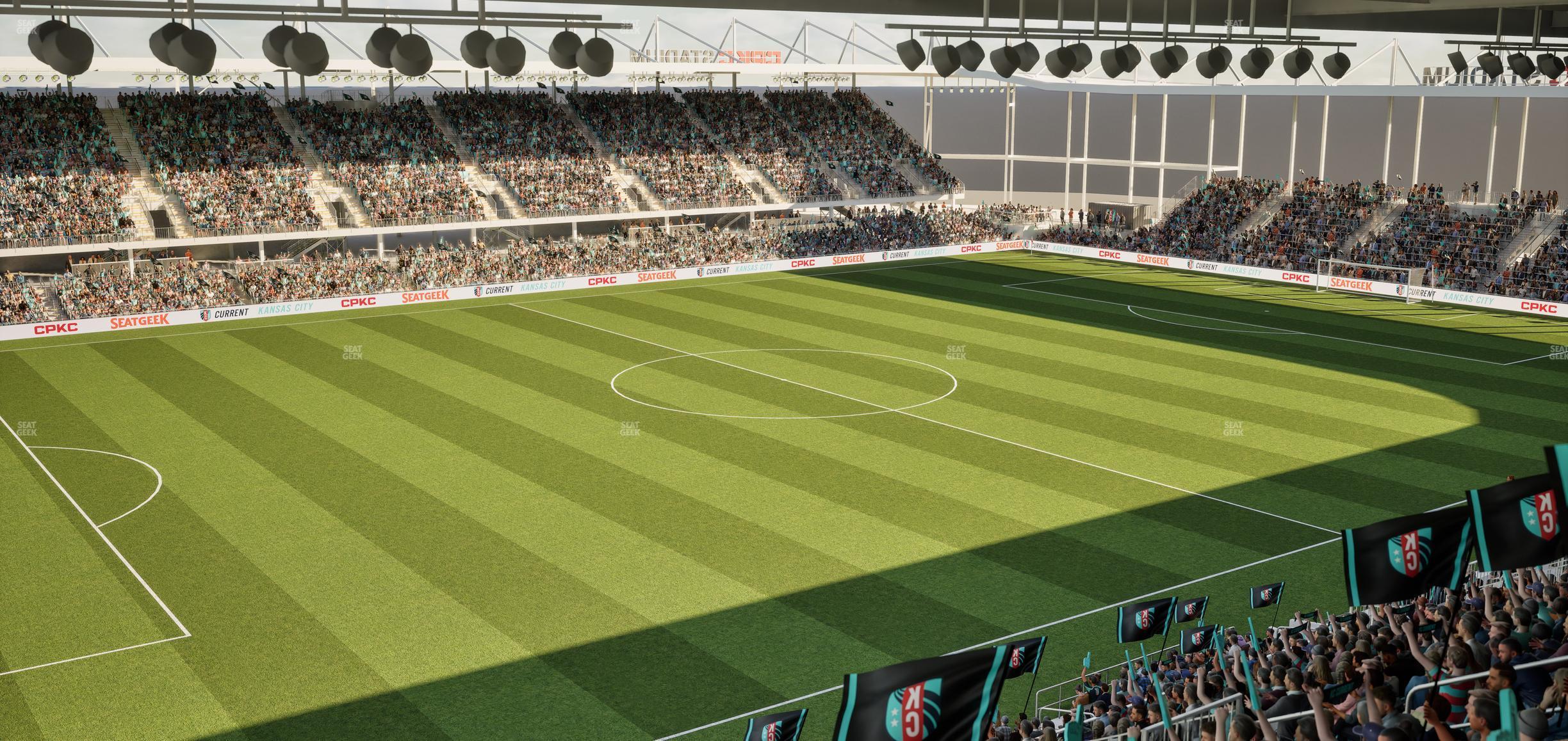 Seating view for CPKC Stadium Section North Perch