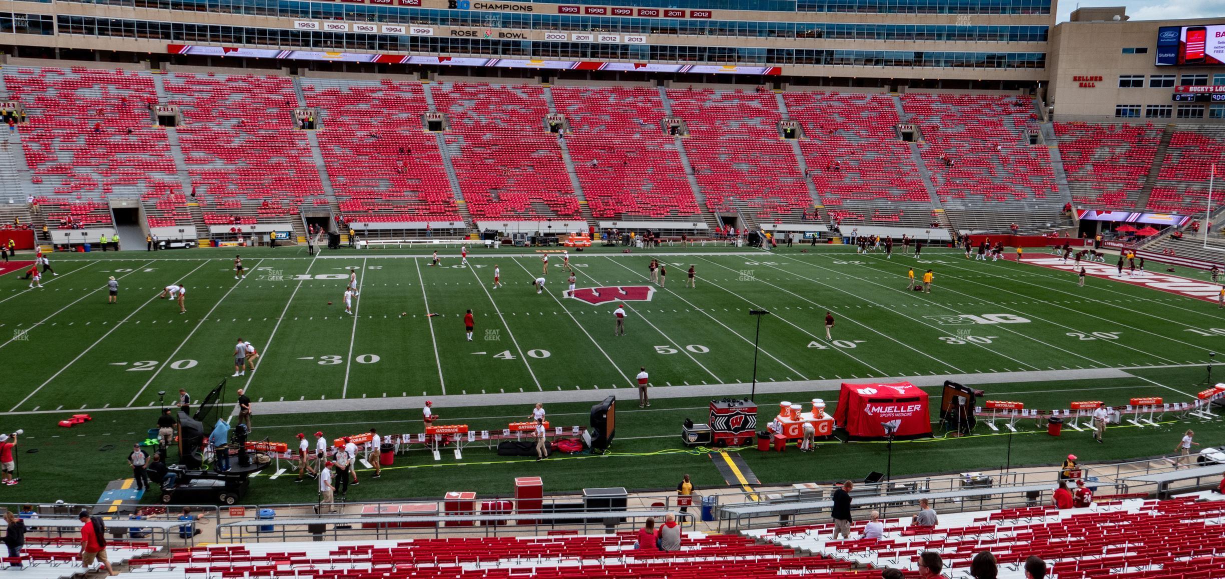 Seating view for Camp Randall Stadium Section F