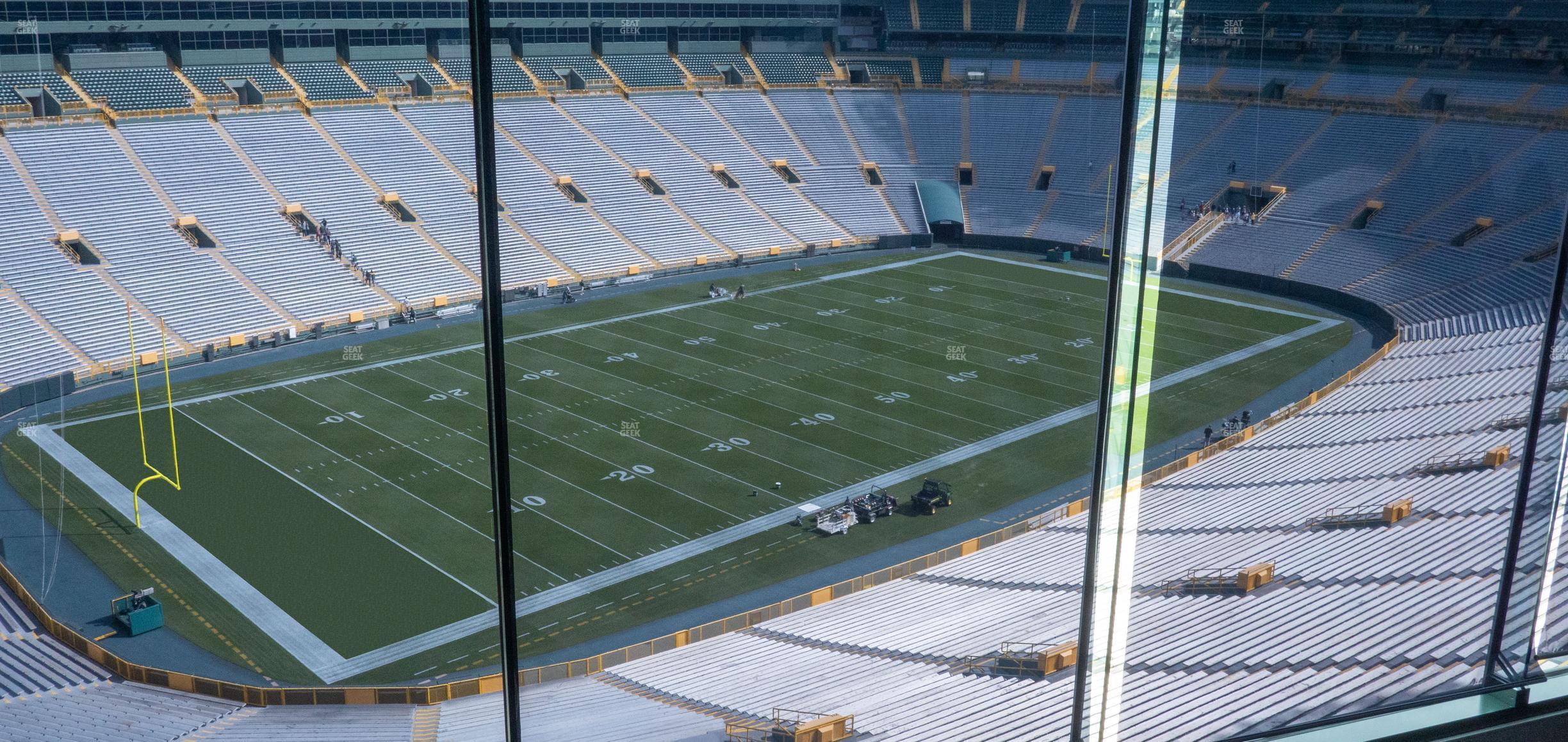 Seating view for Lambeau Field Section 670