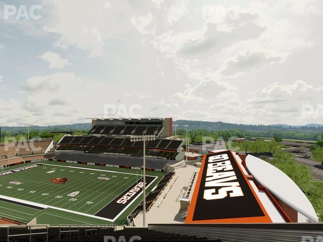 Seating view for Reser Stadium Section 211