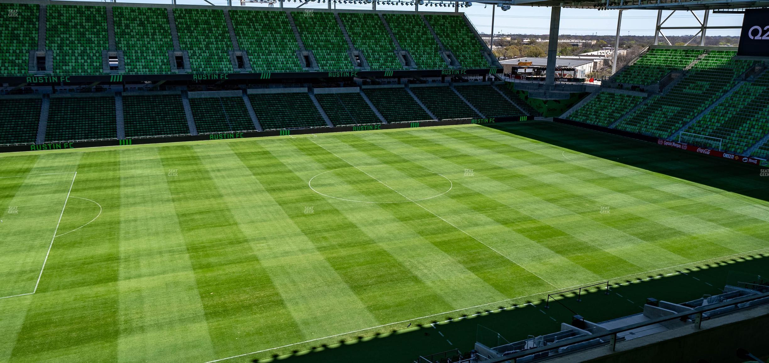 Seating view for Q2 Stadium Section Austin Telco Terrace 315