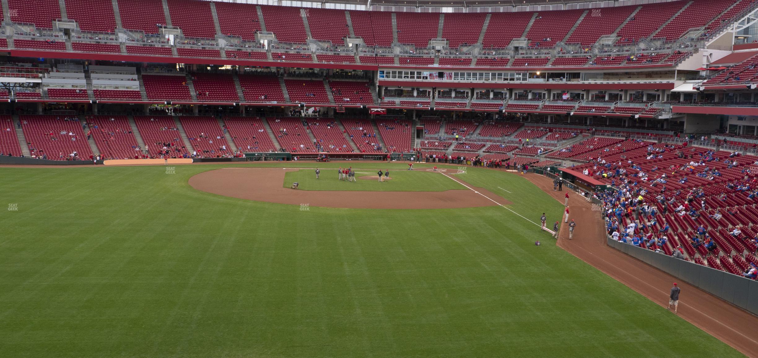 Seating view for Great American Ball Park Section 404