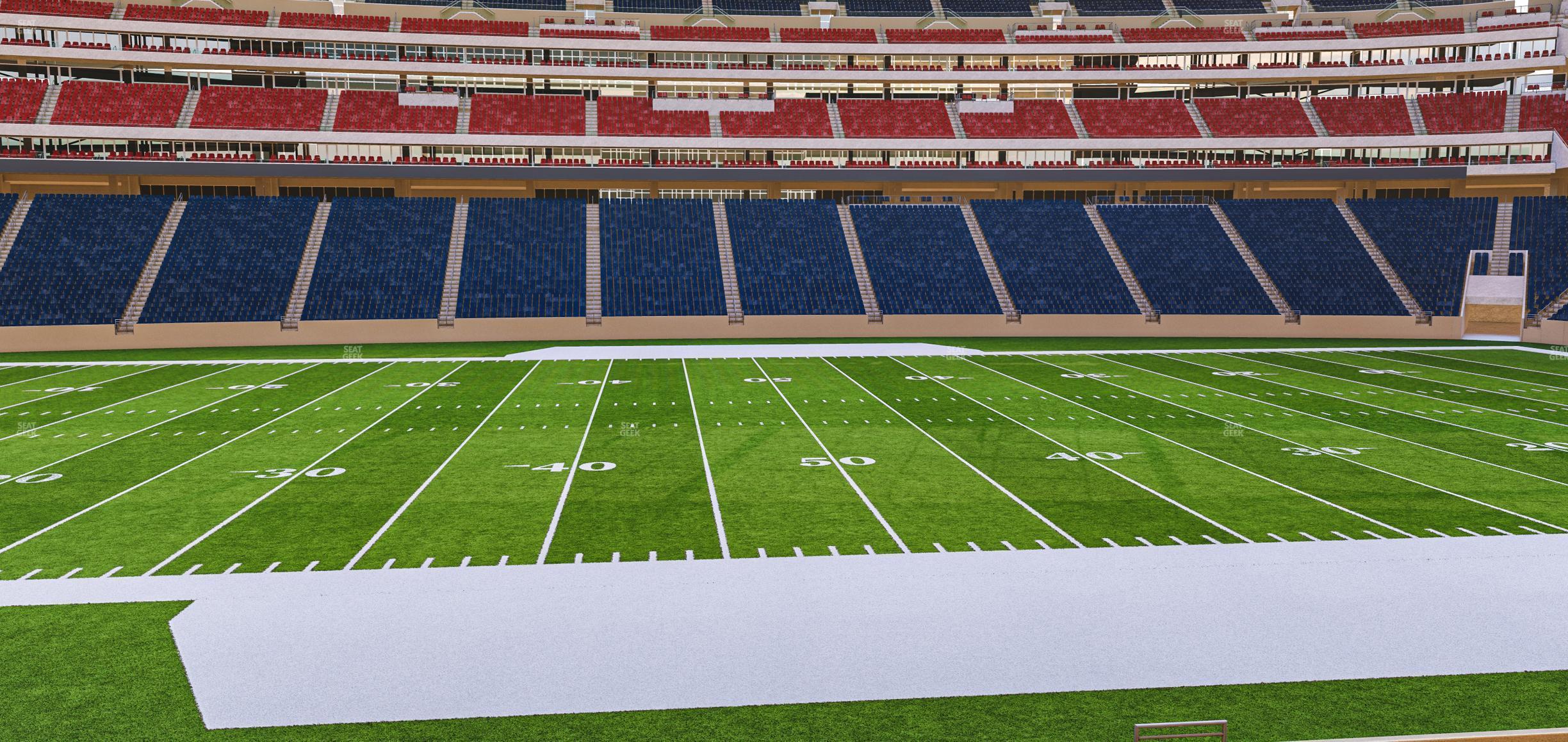 Seating view for NRG Stadium Section 107