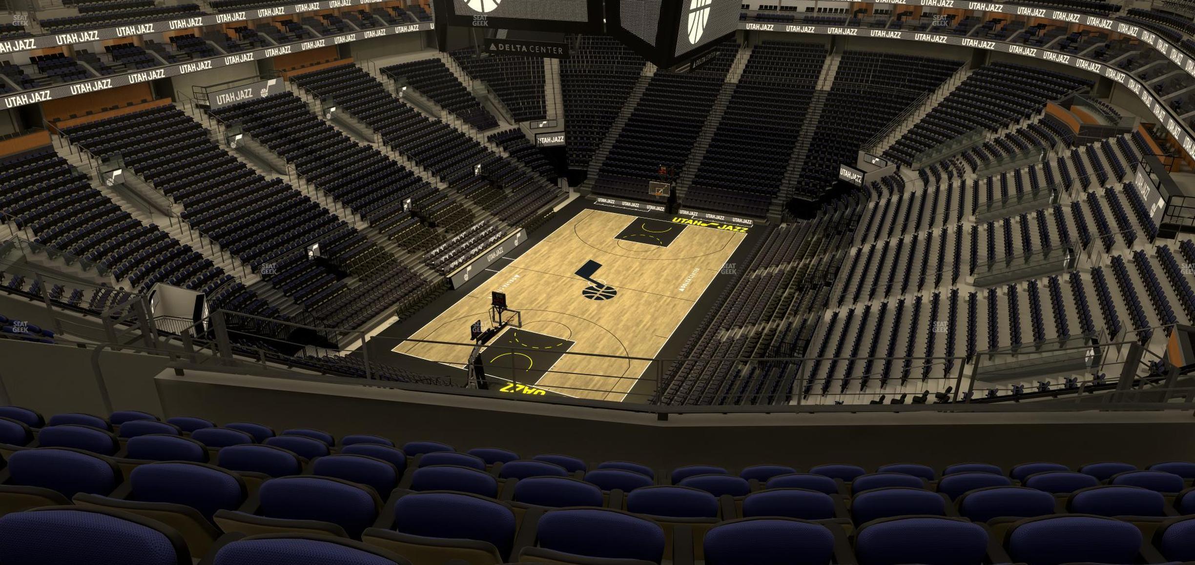 Seating view for Delta Center Section 139