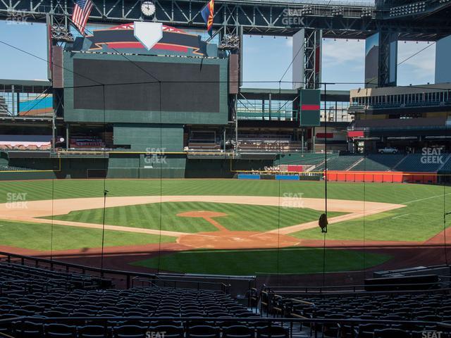 Seating view for Chase Field Section 123